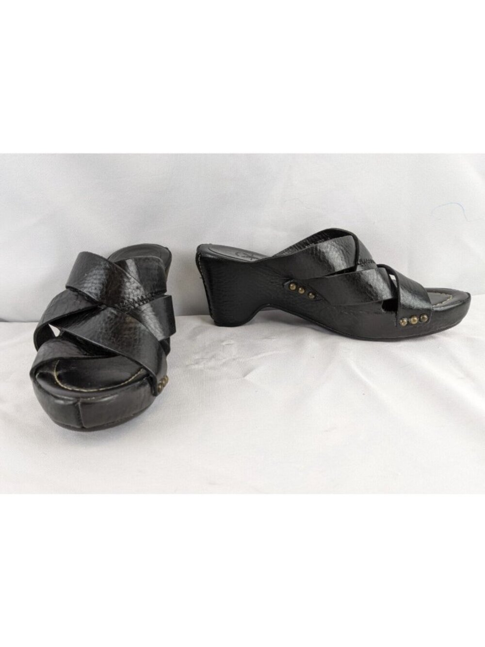 Frye Womens Thomasville Black Leather Strappy Sandals Size 6 Casual Summer